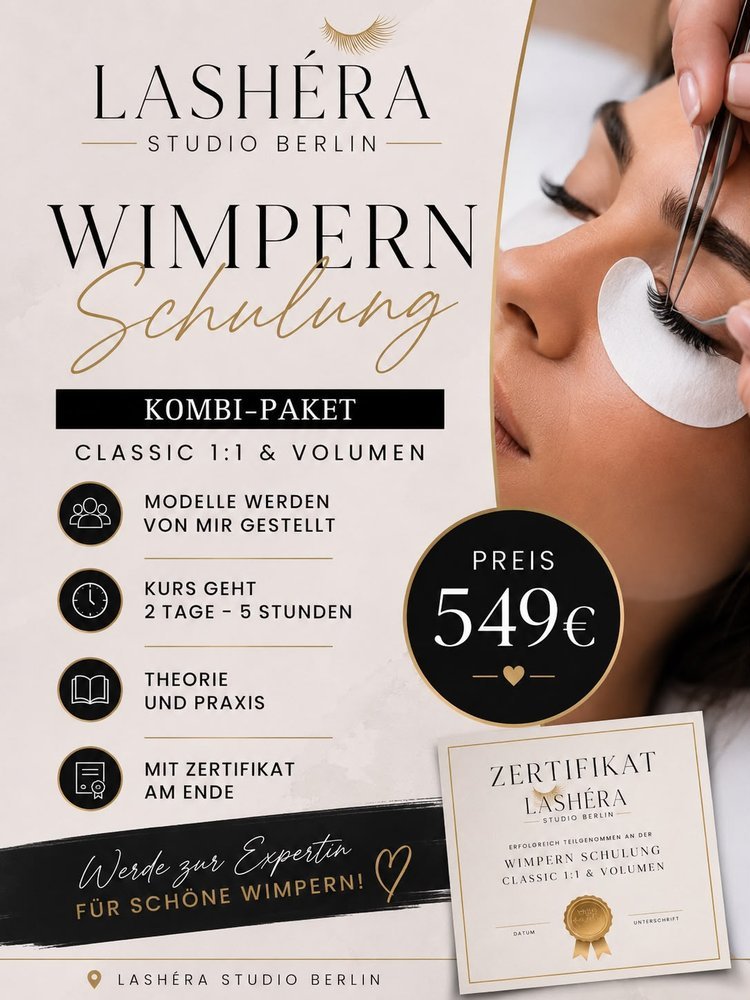Wimpern Schulung bei Lash&eacute;ra Studio & Academy